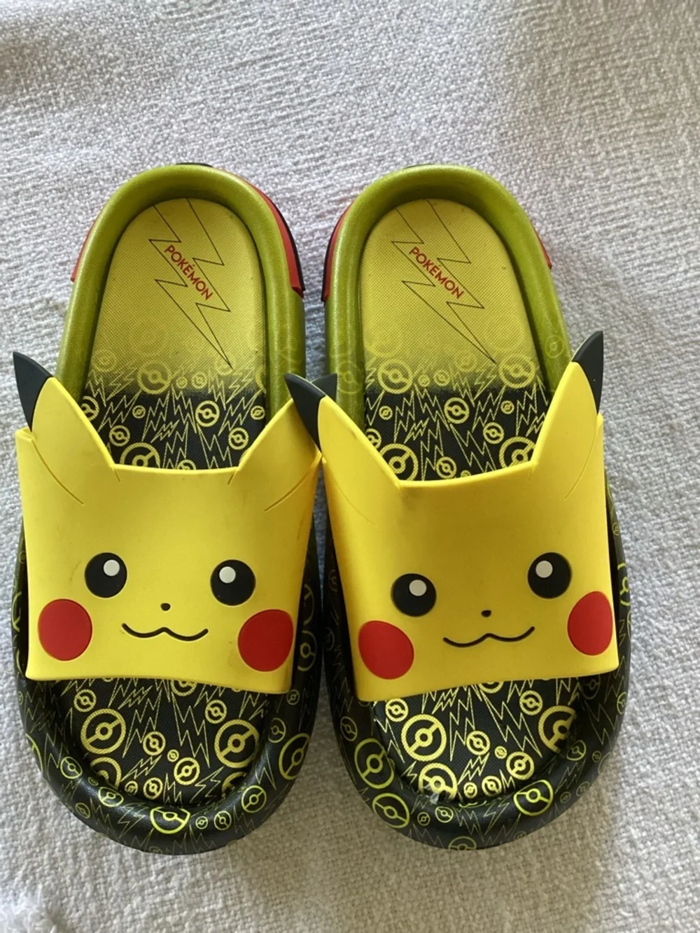 GroundUp Pokemon Little & Big Boys Slide Sandal-SZ 3